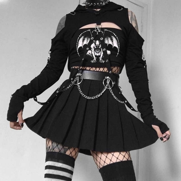 6pc |MYSTERY BOX| Goth•Punk•Grunge Clothes/Accessories/Jewelry Edgy Aesthetic - Picture 3 of 7